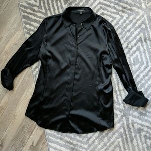 Silk blouse - black